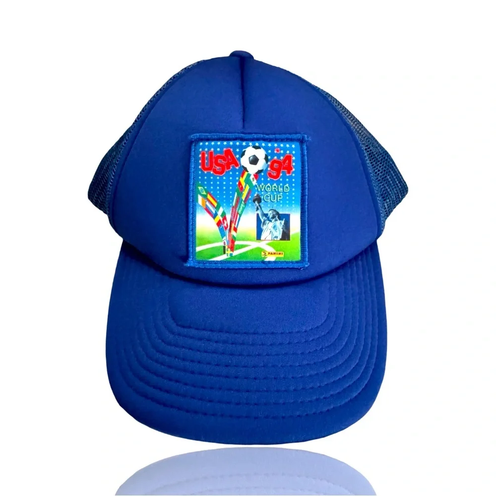Panini Fifa World Cup 94’ : Vintage Style Foam Trucker Hat: NWT - Picture 1 of 2